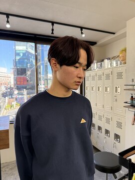 ソソ(soso) レッドブラウンセンターパート