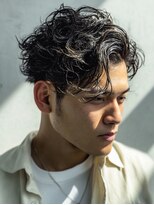 アース 天満橋店(HAIR & MAKE EARTH)&nbsp;冬の好印象◎刈り上げパーマ×アップバング