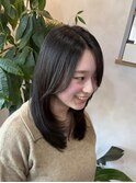 ミディアムストレート/ミディアムレイヤー