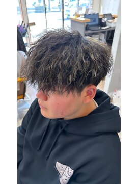 TELA HAIR 石岡店【テーラヘアー】【4月15日NEW OPEN(予定)】 メンズツイスパメッシュハイライト【TELA HAIR 石岡】