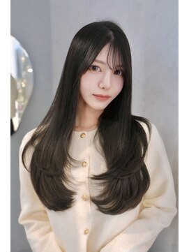 クム(kumu) 【kumu】似合わせレイヤー /グレージュ/ アイドル前髪/栄/名古屋