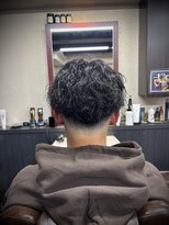 ヘアー ショップ ウェイブ(WAVE)&nbsp;フェード＋ツイストスパイラルパーマスタイル