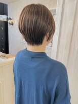 キャアリー(Caary) 福山美容室caary髪質改善酸性ストレート透明感ショート30代40代