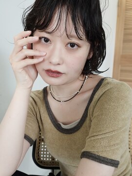 ディッセンバー 渋谷(December) ボブウルフレイヤーカット ボブパーマ