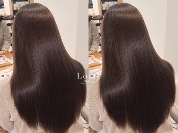 ラビスモア(Lovis moa)の写真/【ブリーチ毛でも縮毛矯正OK◎自然な艶髪ストレートを叶えます♪】