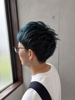 テラ(terra)&nbsp;ブルーブラック×立体感ベリーショート