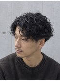 メンズ/シャドウパーマ/波巻き/パーマ/ナチュラル_シオン
