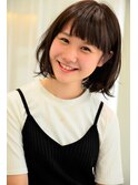 【adorable】ナチュラルな透明感☆ニュアンスシンプルボブ