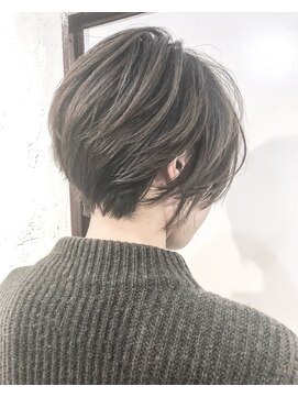ヘアーアンドアトリエ マール(Hair&Atelier Marl) 【Marl】グレージュカラーのショートボブスタイル♪