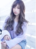 【SeeK NEXT】シアーグレージュ×ゆるランダムパーマロング