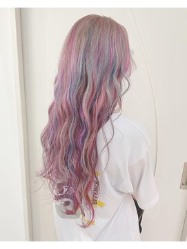 シェリ ヘアデザイン(CHERIE hair design) 派手髪×ユニコーン☆