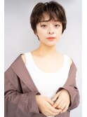 くせ毛もフィット!立体ショート