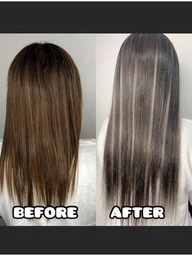 ボアップ 新居浜店(boappu) #プルエクステ #カラー #ハイライト #髪質改善 #グラデーション