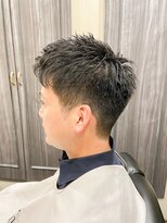 グレイスフル バーバープラチナム 六本木店(Graceful Barber platinum) 【お客様フォト】営業中オーダーの多い、短すぎない刈り上げ！