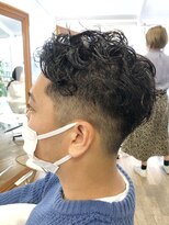 ヘッズ 本八幡店(HEADS)&nbsp;メンズショート　マッシュ　センターパート　メンズパーマ