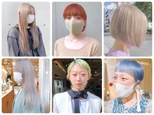 【takuya】 ブリーチを使った透明感のあるデザインカラーでfashionに合わせたヘアスタイル。