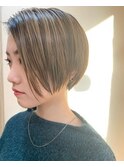 前下がりショートボブ