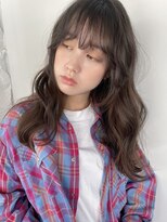 コフィー バイ メルト 吉祥寺(cofy by melt)&nbsp;《cofy》アッシュブラウンハイライトベージュウルフレイヤー小顔