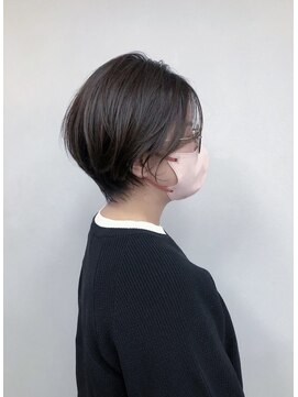 トップヘアー 玉島店(TOP HAIR) 《TOPHAIR 玉島店/ ちゃみ》ショート×オリーブグレージュ