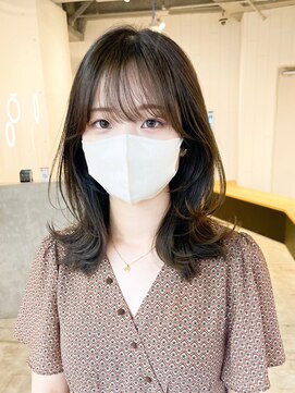 アイティーバイアルバム 下北沢店(IT by ALBUM) ナチュラルくびれレイヤー_ショコラアッシュ_ba410211