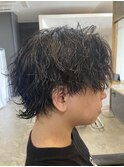 マッシュウルフツイストパーマ