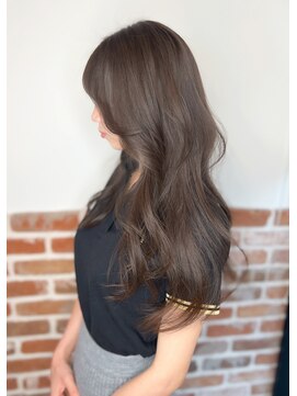 エニー 栄(Any) 韓国風くびれヘア×透明感グレージュ