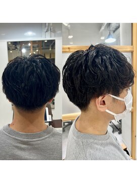 ワン(One...) 刈り上げマッシュ