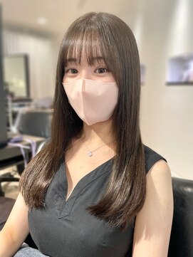 ラブクロムトーキョー オモテサンドウ(LOVECHROME OMOTESANDO) イメチェンフルバング似合わせカット☆表参道/髪質改善縮毛矯正