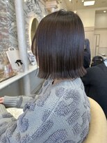 エル バイ ロンド 関(elle by Lond)&nbsp;[elle by lond]栗原　瑠世　外ハネ/切りっぱなし/ボブ