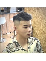 グラウンドタイガー(GROUNDTIGER)&nbsp;七三スキンフェード