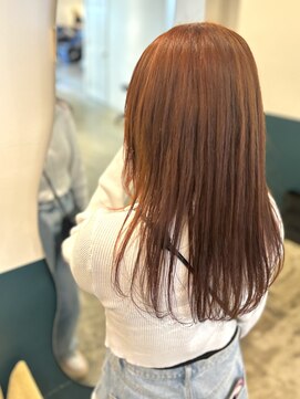 ヘアーブレイス(hair brace) 夏に向けてオレンジカラー