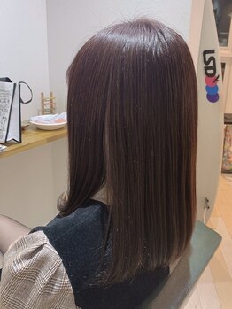 ヘアーデザインディアー(hair design Dear～)の写真/<Aujua取扱い>髪質や状態を見極め悩みを改善！柔らかな空気をまとったツヤ感◎のスタイルをお届け★