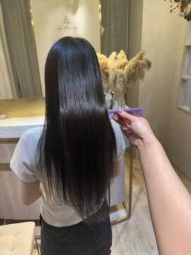 アンド ラ ブランシュ(&.La Blanche) アンブレラカラー/イメチェンヘアスタイル/こなれミディ