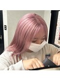 ペールピンク/ピンクヘアー/秋色