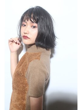 ラヴェ(LAWE.) 寝ぐせ風ショートボブ とろみ ギブソンタックモードワンカール