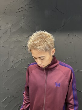 メンズ ミライフ(MEN’S MLIFE) ハイトーンスパイキーショート