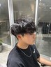 【メンズカット♪韓国ヘア】カット+カラー+パーマ+3stepTR ￥15480