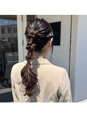 【hair＆healing  Luonto】甘くなりすぎないポニー