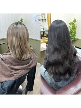 ルーム(Room) ボブ→ロング　エクステ100本