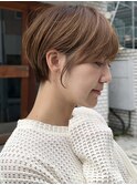 ショートボブ髪型30代40代50代前髪あり前髪なし面長丸顔【倉田】