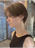 クラゲヘアー/小顔に見せるヘア/ココアベージュ/銀座