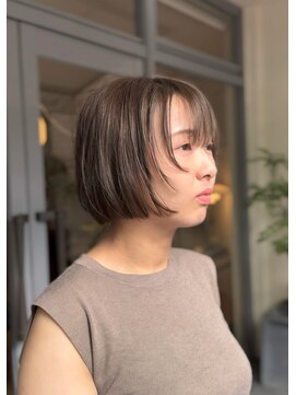 シロップ(Syrup) ボブレイヤー×透明感グレージュ