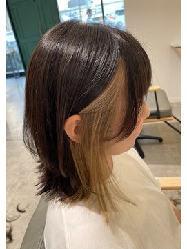 バルオン(BAR:ON) 【BAR:ON】ミディアムレイヤー×イヤリングカラー