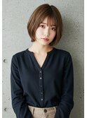 # 磐田　小顔に見えるショートボブ！