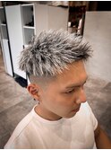 ホワイトフルメッシュ×ツイストジェット