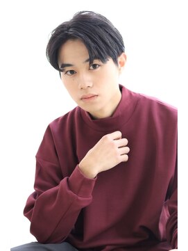 ヘアリゾート バレンタイン(hair+resort valentine) 韓国風コンマヘア×ツーブロックマッシュ　20代30代40代