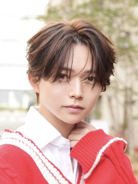 オーシャントーキョーウエスト 心斎橋 (OCEAN TOKYO WEST) メンズヘアセンターパート毛流れコンマバング