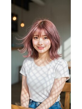 デバイス バイ フレイムス 越谷(DEVICE by Frames) ピンクカラー ピンクベージュ 暖色カラー