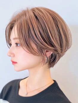 リル(Rire)の写真/大人ショート特化サロンで骨格,髪質,ライフスタイルに合わた理想のショートへ★大人女性に-5歳の小顔に◎