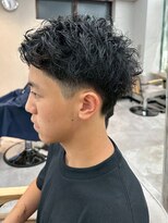 スターズレイ 本川越(STARS ray)&nbsp;アップバング メンズショート ビジネスヘア 刈り上げ 短髪 20代